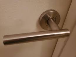 Check your local building codes for any restrictions before you start this pro. How Coukd I Unlock This Bathroom Door Handle From The Outside R Howto