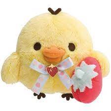 New Kiiroitori Strawberry Party Plush Doll 2018 San X Rilakkuma Japan F S Sanx Cute Stuffed Animals Plush Dolls Cute Plush