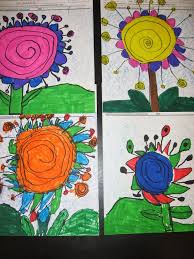 Each student gets a square to decorate with their own circle art, creating a cohesive but unique whole. The Clever Feather Square 1 Art Projects In 2020 Square 1 Art Square Art Art Fundraiser Contoh Kumpulan