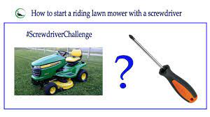 How to start a riding lawn mower with a screwdriver. How To Start A Riding Lawn Mower With A Screwdriver Without A Key Best Lawn Mower Electric