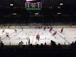 We sat in the 6th row behind tunnel for the player for $38. Dunkin Donuts Center Section 122 Row E Seat 5 Providence Bruins Vs Portland Pirates Shared By Torpman
