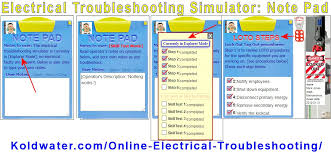 No expensive specialized electronics, just common switches, leds, cheap display modules are used. Free Online Electrical Troubleshooting Simulator Help