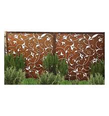 Edelrost Paravent Florenz Sichtschutz Element 100 X 100 Cm Kaufen Edelrost Sichtschutz Edelrost Deko