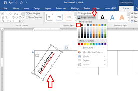 Learn New Things How To Rotate Text Direction 45 60 Degree In Ms Word Table Page
