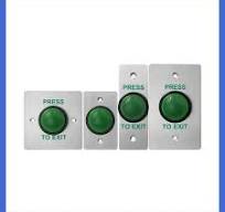 Stainless Steel Panel Touch Self-reset Exit Switch Button For Access Control