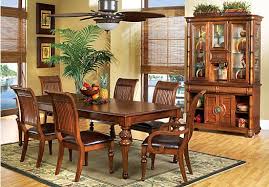 Cindy Crawford Key West Dark Pine 5pc Leg Dining Room Dining Room Sets Rustic Dining Room Sets Affordable Dining Room Sets