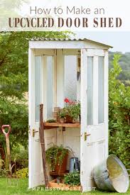 With just one coat of best shed paint, your fence will become waterproof, rustproof, and weatherproof. How To Make A Potting Shed From Old Doors Empress Of Dirt