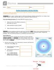 Elements builder gizmos answer worksheets. 5 Elementbuilderse 1 Docx Name Lubna Date Student Exploration Element Builder Directions Follow The Instructions To Go Through The Simulation Course Hero