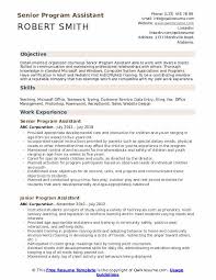 Program Assistant Resume Samples Qwikresume