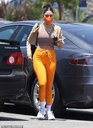 All rights belong to their respective owners. Vanessa Hudgens Stands Out In Bright Orange Leggings And Matching Mask While Out And About In La Readsector