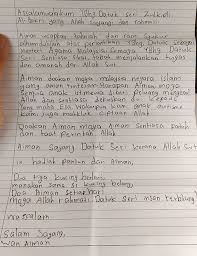Umurnya sudah 21 tahun, tetapi tingkah lakunya masih ~. Aiman Jual Pantun Saya Beli Ya Zulkifli Kembali Sebak Baca Surat Peminat Istimewa Selepas Jadi Menteri Semasa Mstar