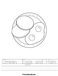 Green Eggs And Ham Worksheet Green Eggs And Ham Seuss Crafts Green Eggs And Ham Crafts