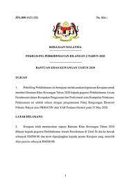 Bantuan akan dibayar pada awal 2021. Pekeliling Perkhidmatan Bilangan 2 Radio Rtm Malaysia Facebook