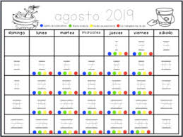 spanish behavior chart 2019 2020 editable and pdf blue green yellow red