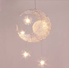 Moon Star Child Bedroom Lighting Pendant Lamp Chandelier Ceiling Crescent Lights Unbranded Moder Star Pendant Lighting Room Lights Ceiling Lights Living Room