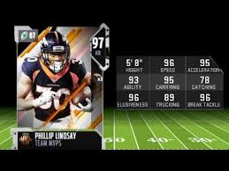 Check also full carier statistics. 97 Team Mvp Phillip Lindsay Gameplay My Opponent Rage Quit Madden 19 Ultimate Team Youtube