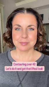 Unsure about contour as we age?? Let’s do it and get that lifted look!!  #contour #contourtutorial #makeuphack #makeuptips #makeuptipsandtricks