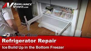 The drain hole in the freezer is clog , open the freezer back wall and make sure the drain hole in the middle bottom under the coils is free al the way to the pan however i had the drain hole freeze over. Solved Samsung Twin Door Fridge Water Leaking Onto Floor Fixya
