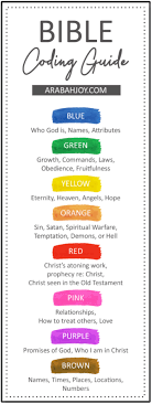 how to use color coding to enhance your bible study time