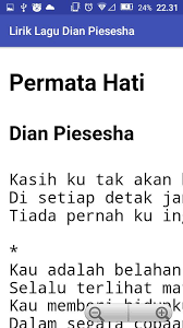 Lirik lagu baru indonesia lirik lagu indonesia terbaru dan terlengkap. Lirik Lagu Dian Piesesha Dlya Android Skachat Apk