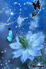 Blue white black butterflies butterfly polyvore moodboard filler. Blue Butterfly Gif Gifs Tenor