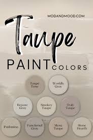 Best Trending Taupe Paint Colors To Try