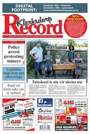 Последние твиты от klerksdorp record (@kld_record). Get Your Digital Copy Of Klerksdorp Record May 07 2020 Issue