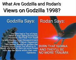 This film will be released 58 years after the original japanese king kong vs. Here S Another One If Those Godzilla And Rodan S Views On Meme Godzilla