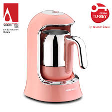 Küçük ev aletlerine beko'dan dev hi̇zmet! Korkmaz Kahvekolik Pembe Otomatik Kahve Makinesi A860 Korkmazstore Com Tr