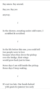 This Is A Poem From Ocean Vuong I Believe It Is Titled On Earth We Are Briefly Gorgeous But I Feel Some Part Of Poetry Inspiration Poem Quotes Prose Poetry