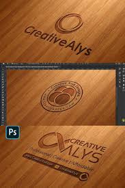 Wood Carved Logo Mockup Photoshop Tutorial In 2020 Logo Mockup Flat Logo Design Engraved Logo