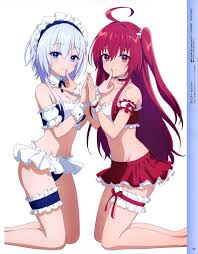 liar liar, megami magazine, himeji shirayuki, saionji sarasa, 2girls -  Anime R34