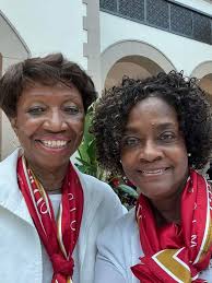 Rhonda Shell Carver and Pattie Markle Hall.