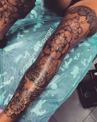 Well dressed cute animals owl and deer astonishingly applied on leg of a women with roses. Girl Tattoo Tattooforwomen Leg Tattoos Women Full Leg Tattoos Tattoos