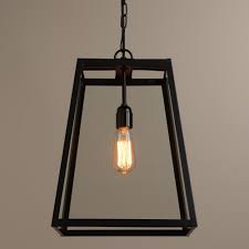 Four Sided Glass Pendant Lamp Hanging Pendant Lantern Hanging Pendant Lamp Farmhouse Light Fixtures