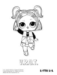 V R Q T Coloring Page Lotta Lol Coloring Pages Disney Coloring Pages Lol Dolls