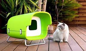 Sneak Peek At The New Blink Outdoor Cat House Hauspanther Outdoor Cat Shelter Outdoor Cat House Outdoor Cats