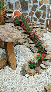 Here's an easy rock painting idea that i think kids will love (i mean, who doesn't love donuts?). Simple Rock Garden Decor Ideas For Front And Back Yard 22 Rock Garden Landscaping Front Yard Landscaping Backyard Garden