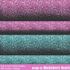 Download Pink And Teal Glitter Border Clipart Huckleberry Hearts