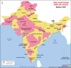 Maps of india, india roads map, india cities map, india border and blank maps, climatic map, geographical, geological, historical india map, languages, physical, political, population map. Pre Partition Map Of India