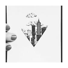 Black And White Skyline Drawing Sketch Drawing Black And White Cityscape Skyline Art Illustration Skyscraper Black And White Drawing Easy Drawings Sketches Black And White Illustration