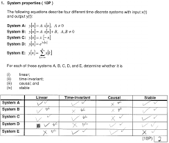 System Properties Linear Causal Time Invariant Stable Signal Processing Stack Exchange
