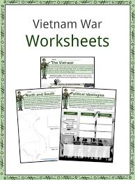 Vietnam War Facts Worksheets History Start End