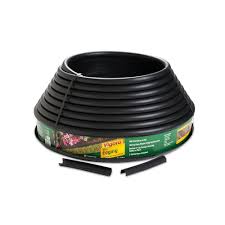 Vigoro ecoborder 4 ft grey rubber landscape edging 6. Vigoro Heavy Duty 50 Ft Landscape Edging 1009 50hd The Home Depot