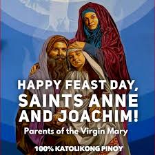 It was 150 years july 26, 2019. 100 Katolikongpinoy On Twitter Happy Feast Day Saints Anne And Joachim Parents Of The Virgin Mary Catholic Prayforus