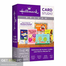 A piece of thick paper published using a image and used to send out a note or greeting; Hallmark Card Studio 2018 Deluxe Content Free Download