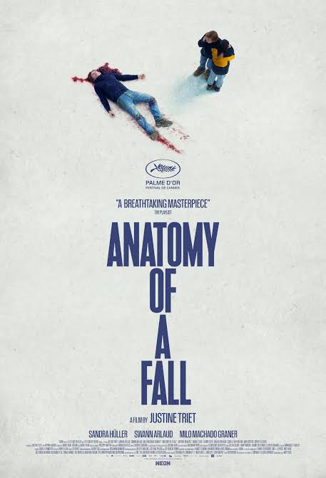 Anatomie d'une chute AKA Anatomy of a Fall movie poster (2023)