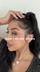 How to Lay Edges for Girls: Brush and Gel Tutorial