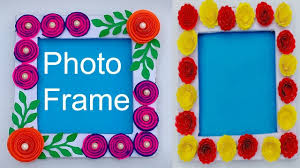 2 Amazing Photo Frafme Craft Ideas Paper Craft Ideas Room Decoration I Photo Frame Decoration Diy Photo Frame Cardboard Cardboard Photo Frame