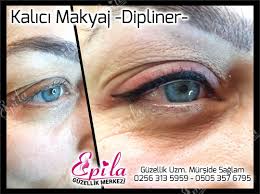 Kalici Makyaj Makyaj Eyeliner Makyaj Uygulama